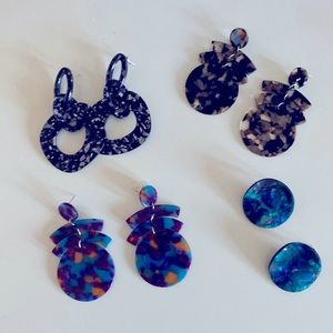 BUNDLE: Acrylic Earrings